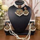 Ambar Jewellery Set with Mang tikka (Multi)