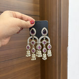 Aabroo Earrings (Pink 2)