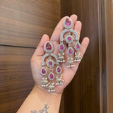 Aabroo Earrings (Pink 2)