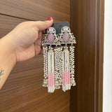 Zareen Earrings (Baby Pink)