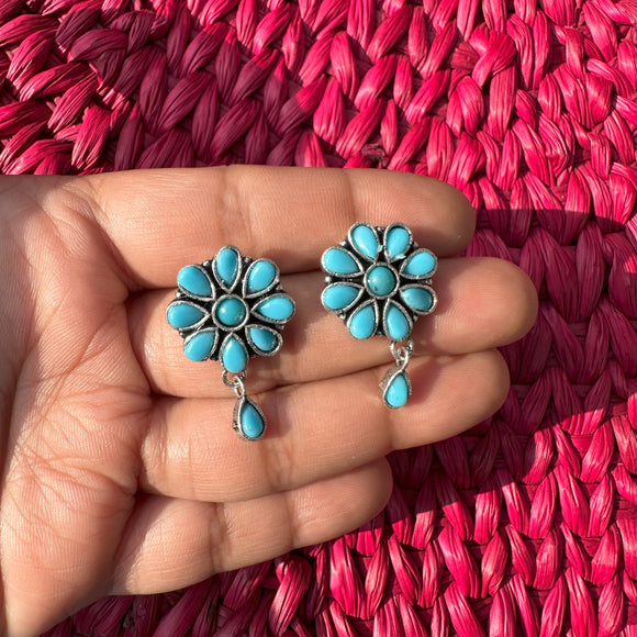 Floral Drop Earrings (8 colors)