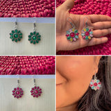 Pretty Floral Earrings (3 colors)