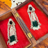 Zareen Earrings (Mehndi Green)