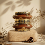 Wooden Bangles Pair (Type 1)