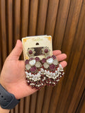 Viral Turkish Earrings (Maroon)