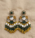Viral Turkish Earrings (Yellow-Green)