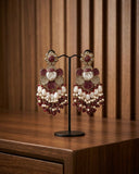 Viral Turkish Earrings (Maroon)