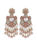 Viral Turkish Earrings (Baby Pink)