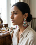 Viral Turkish Earrings ( Pink-Blue)