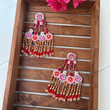 Haldi Ready handmade Earrings (Combo of 2)