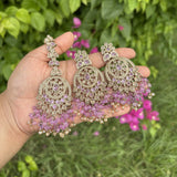 Pakistani Mang tikka Set (Lavender)