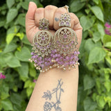 Pakistani Mang tikka Set (Lavender)