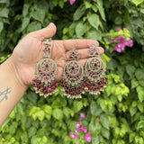 Pakistani Mang tikka Set (Maroon)
