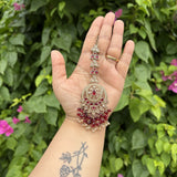 Pakistani Mang tikka Set (Maroon)