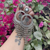 Silver Mirror Dangler Earrings
