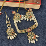 Kanika Jewellery Set with Mang tikka (Multi)