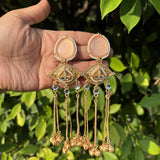 Kashmiri Danglers (Peach)