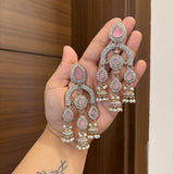 Aabroo Earrings (Pink)