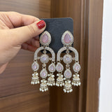 Aabroo Earrings (Pink)