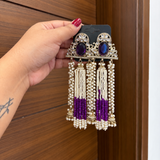 Zareen Earrings (Purple)