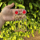 Kashmiri Danglers (Red)