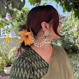 Viral Mang Tikka Earrings with Hair chain