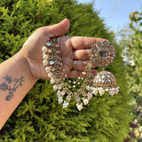 Viral Mang Tikka Earrings with Hair chain