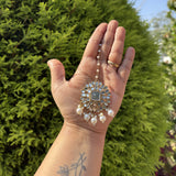 Viral Mang Tikka Earrings with Hair chain