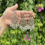 Pakistani Mang tikka Set (White)