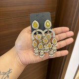 Aabroo Earrings (Yellow)