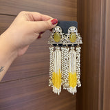 Zareen Earrings (Yellow)