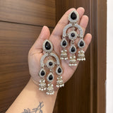 Aabroo Earrings (Black)