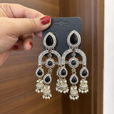 Aabroo Earrings (Black)