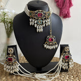 Multicolor Pearl Choker