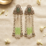 Zareen Earrings (Pista Green)