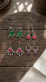 Rakhi Combo - Set of 4 Earrings