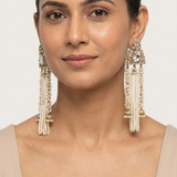 Zareen Earrings (White)