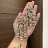 Aabroo Earrings (Yellow)